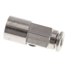 5mm x G1/8'' Push-in Fitting with Female Threads Brass NBR [2 Pieces]