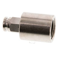 4mm x G1/4'' Push-in Fitting with Female Threads Brass NBR [2 Pieces]