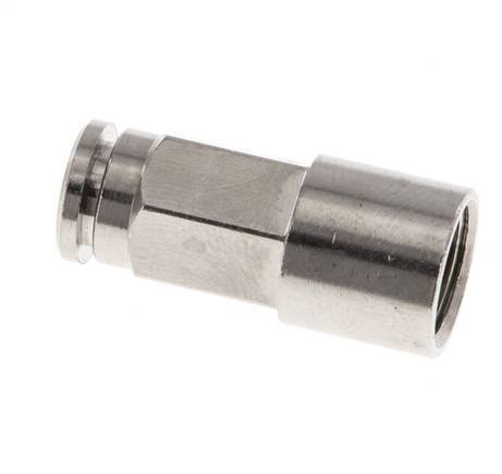 5mm x G1/8'' Push-in Fitting with Female Threads Brass FKM [2 Pieces]