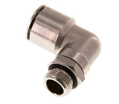 16mm x G3/8'' 90deg Elbow Push-in Fitting with Male Threads Brass NBR Rotatable
