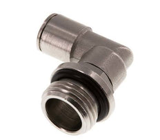 10mm x G1/2'' 90deg Elbow Push-in Fitting with Male Threads Brass NBR Rotatable