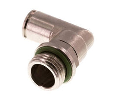 12mm x G1/2'' 90deg Elbow Push-in Fitting with Male Threads Brass FKM Rotatable