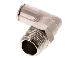 12mm x R1/2'' 90deg Elbow Push-in Fitting with Male Threads Brass FKM Rotatable
