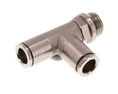 8mm x G1/4'' Right Angle Tee Push-in Fitting with Male Threads Brass FKM Rotatable