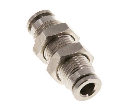 5mm Push-in Fitting Brass NBR Bulkhead