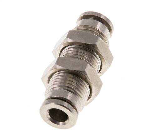 5mm Push-in Fitting Brass NBR Bulkhead