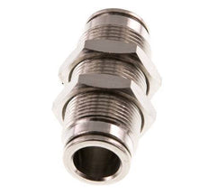 10mm Push-in Fitting Brass NBR Bulkhead