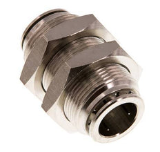 16mm Push-in Fitting Brass NBR Bulkhead