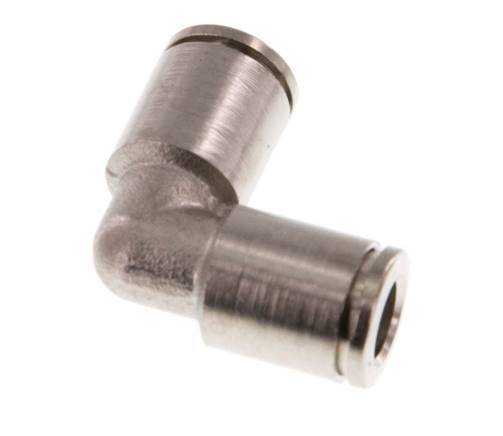 6mm 90deg Elbow Push-in Fitting Brass NBR [2 Pieces]