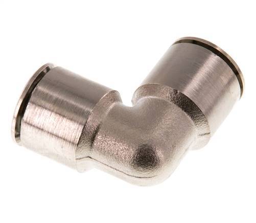 16mm 90deg Elbow Push-in Fitting Brass NBR