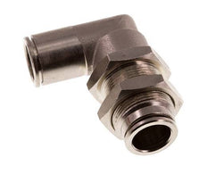12mm 90deg Elbow Push-in Fitting Brass NBR Bulkhead