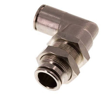 12mm 90deg Elbow Push-in Fitting Brass NBR Bulkhead