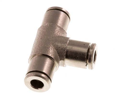 3mm Tee Push-in Fitting Brass NBR