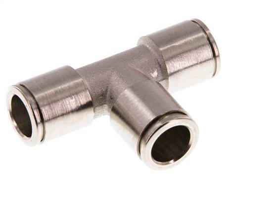 10mm Tee Push-in Fitting Brass FKM