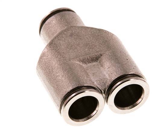 10mm Y Push-in Fitting Brass FKM