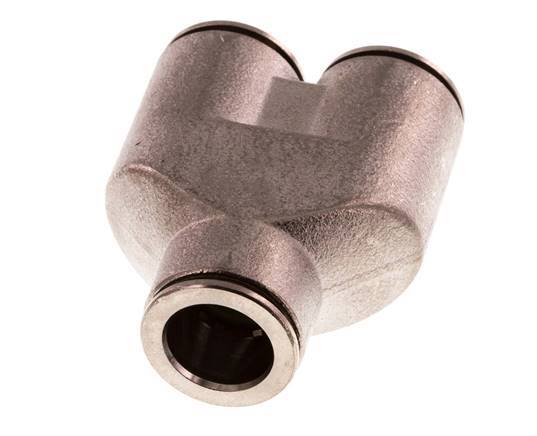 12mm Y Push-in Fitting Brass FKM