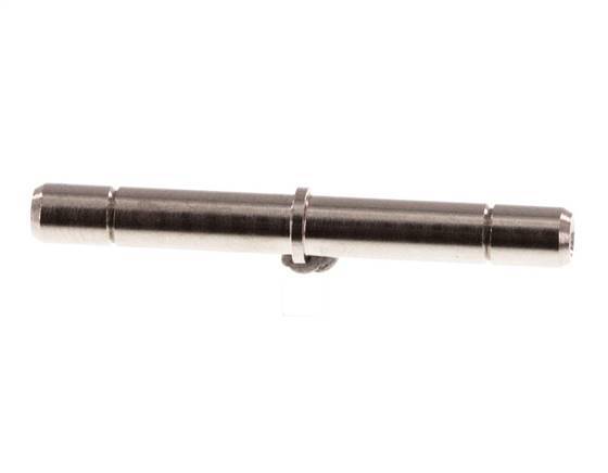 4mm Plug-in Connector Brass FKM [10 Pieces]