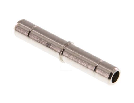 6mm Plug-in Connector Brass FKM [10 Pieces]