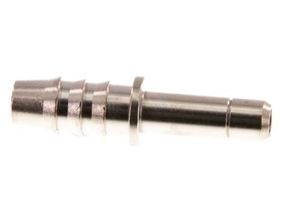 6mm x 6mm Plug-in Fitting with Hose Pillar Brass FKM [2 Pieces]