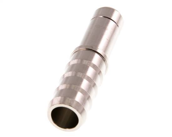 12mm x 13mm Plug-in Fitting with Hose Pillar Brass FKM [2 Pieces]
