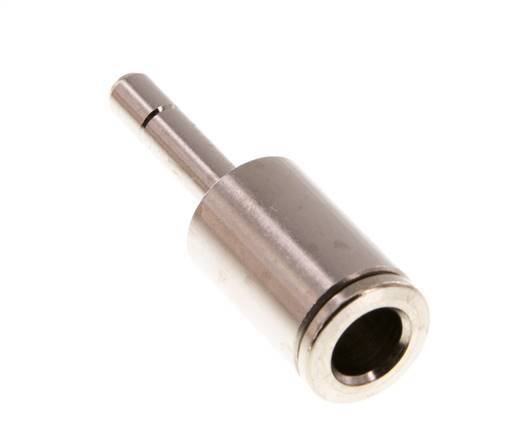 6mm x 4mm Push-in Fitting with Plug-in Brass NBR [2 Pieces]