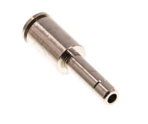 4mm x 5mm Push-in Fitting with Plug-in Brass NBR [2 Pieces]