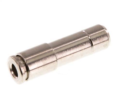 4mm x 8mm Push-in Fitting with Plug-in Brass NBR [5 Pieces]