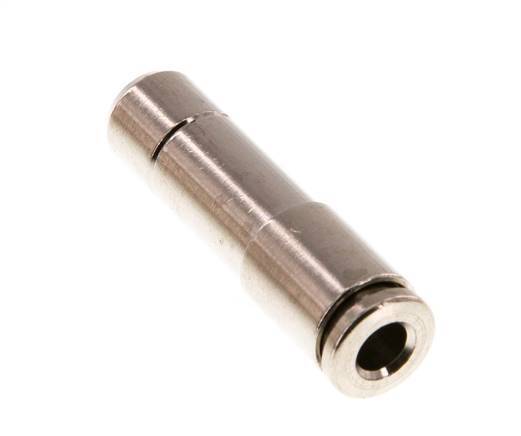 4mm x 8mm Push-in Fitting with Plug-in Brass NBR [5 Pieces]