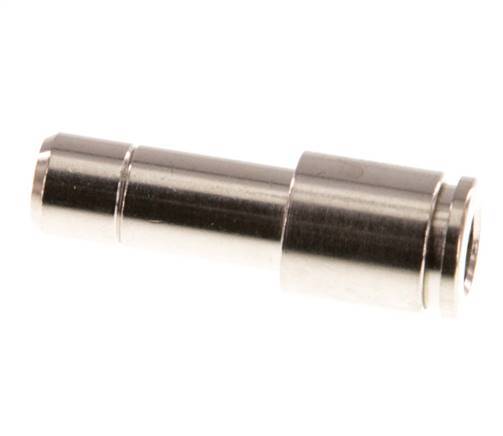 6mm x 8mm Push-in Fitting with Plug-in Brass NBR [2 Pieces]