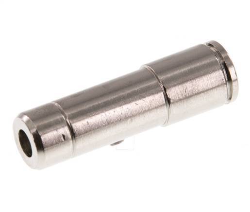 6mm x 10mm Push-in Fitting with Plug-in Brass NBR [2 Pieces]