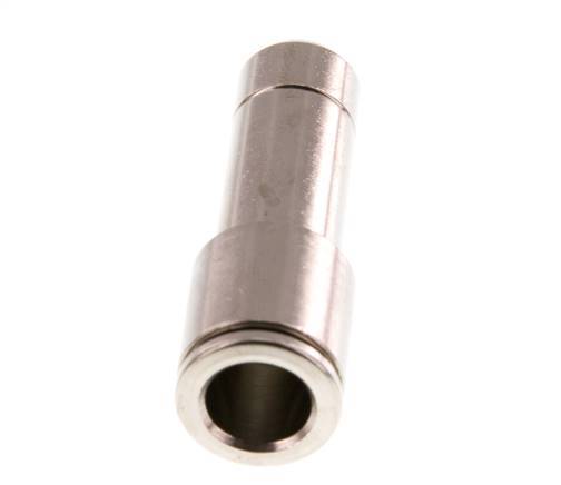 8mm x 10mm Push-in Fitting with Plug-in Brass NBR [2 Pieces]