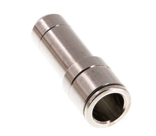 10mm x 12mm Push-in Fitting with Plug-in Brass NBR [2 Pieces]