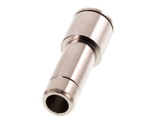8mm x 10mm Push-in Fitting with Plug-in Brass FKM [2 Pieces]