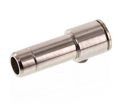 8mm x 10mm Push-in Fitting with Plug-in Brass FKM [2 Pieces]