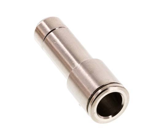 8mm x 10mm Push-in Fitting with Plug-in Brass FKM [2 Pieces]