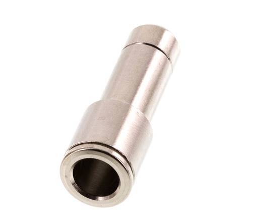 8mm x 10mm Push-in Fitting with Plug-in Brass FKM [2 Pieces]
