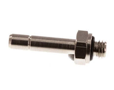 4mm x M 5 Plug-in Fitting with Male Threads Brass NBR [10 Pieces]