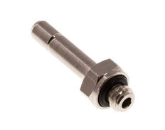 4mm x M 5 Plug-in Fitting with Male Threads Brass NBR [10 Pieces]