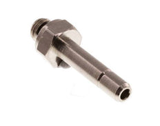 4mm x M 5 Plug-in Fitting with Male Threads Brass NBR [10 Pieces]