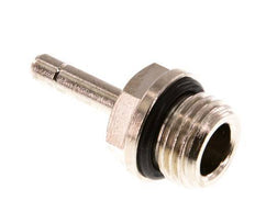 4mm x G1/4'' Plug-in Fitting with Male Threads Brass NBR [5 Pieces]