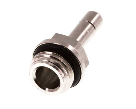 6mm x G1/4'' Plug-in Fitting with Male Threads Brass NBR [5 Pieces]