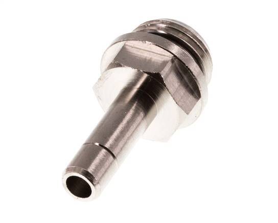6mm x G1/4'' Plug-in Fitting with Male Threads Brass NBR [5 Pieces]