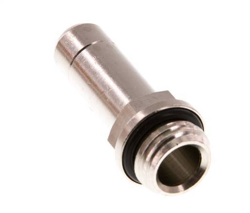 10mm x G1/4'' Plug-in Fitting with Male Threads Brass NBR [5 Pieces]
