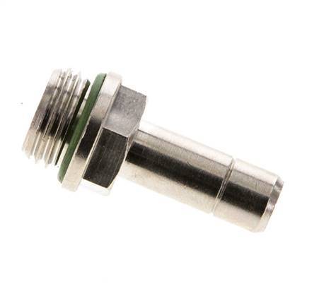 8mm x G1/4'' Plug-in Fitting with Male Threads Brass FKM [5 Pieces]