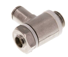 Flow Control Valve Meter-In Elbow 6 mm - G1/4'' Brass Slotted Screw Banjo