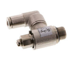 Flow Control Valve Meter-Out Rotatable 4 mm - G1/8'' Brass Slotted Screw