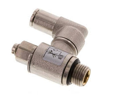 Flow Control Valve Meter-Out Rotatable 4 mm - G1/8'' Brass Slotted Screw