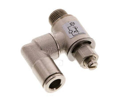 Flow Control Valve Meter-Out Rotatable 6 mm - G1/8'' Brass Slotted Screw