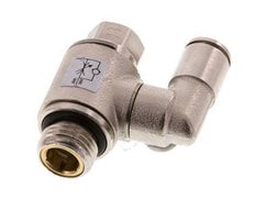 Flow Control Valve Meter-Out Rotatable 6 mm - G1/4'' Brass Slotted Screw