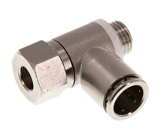 Pilot Operated Check Valve 12mm & G 1/4'' Male Elbow Brass 0.5-10bar (7-145psi)